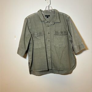 J. Crew Sage Green Casual Shirt